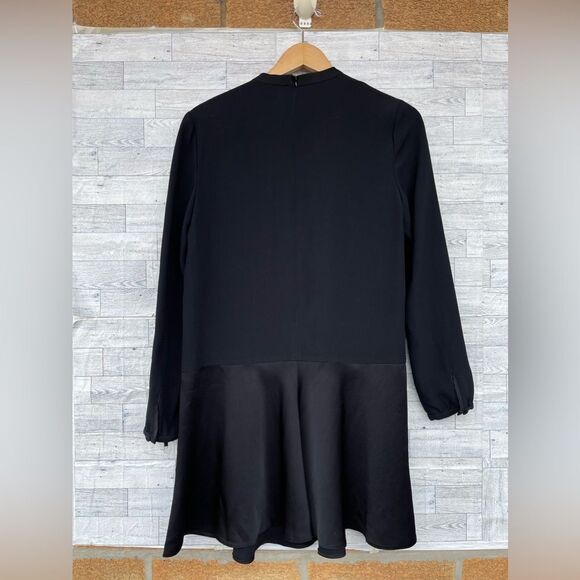 RED VALENTINO Tie Neck Mini Dress size 42 /10 - Picture 7 of 10